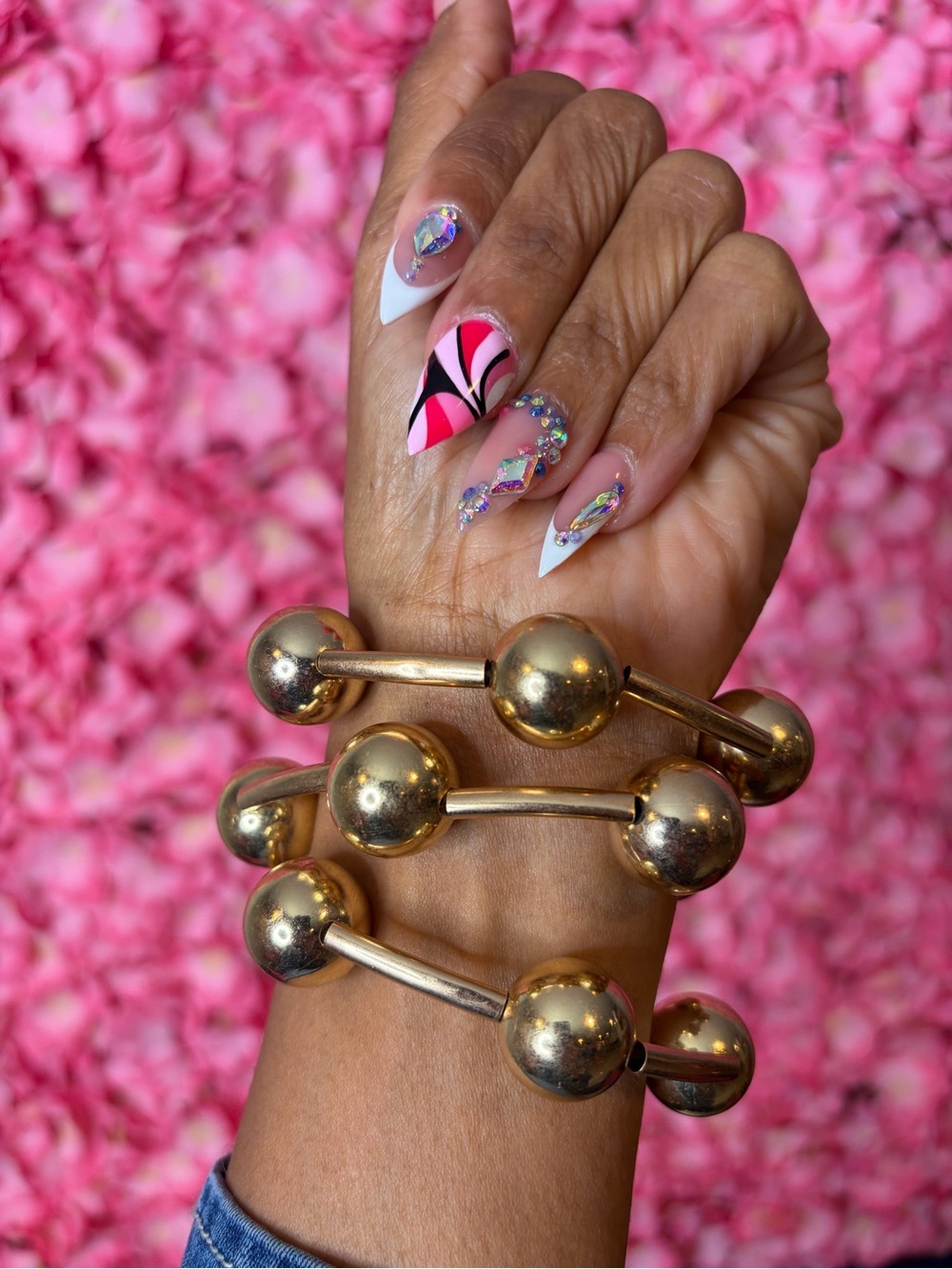 Gold Ball Link Bracelet - Women Accessories